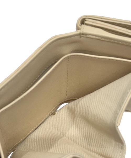 CHANEL（シャネル）CHANEL (シャネル) スモール フラップ ウォレット　AP4342 ベージュの古着・服飾アイテム