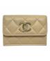 CHANEL（シャネル）の古着「スモール フラップ ウォレット　AP4342」｜ベージュ