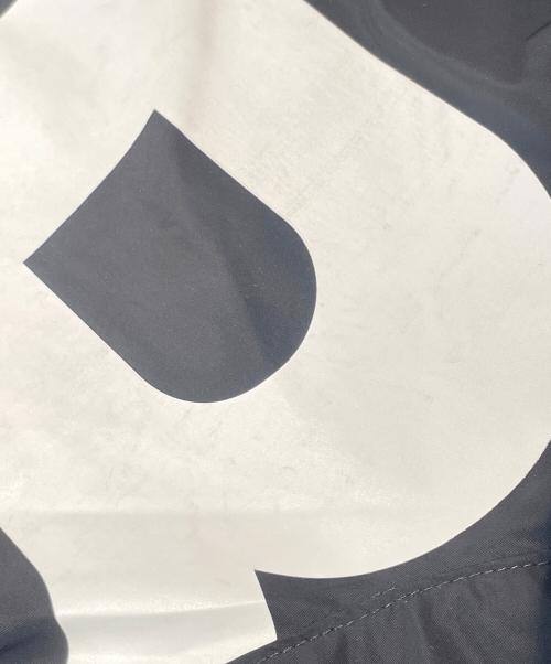 BURBERRY（バーバリー）BURBERRY (バーバリー)  ロゴプリント ジップアップ ナイロンジャケット ブラック サイズ:Ｍの古着・服飾アイテム