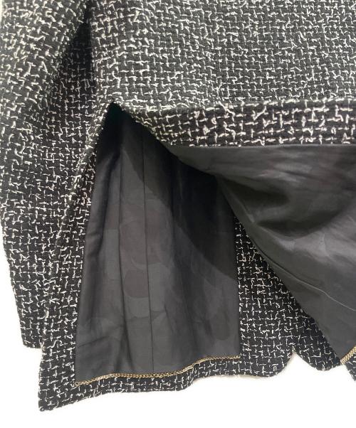 CHANEL（シャネル）CHANEL (シャネル) ココマーク ボタン ツイードジャケット ブラック サイズ:36の古着・服飾アイテム