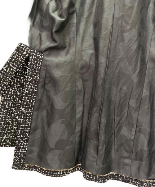 CHANEL（シャネル）CHANEL (シャネル) ココマーク ボタン ツイードジャケット ブラック サイズ:36の古着・服飾アイテム