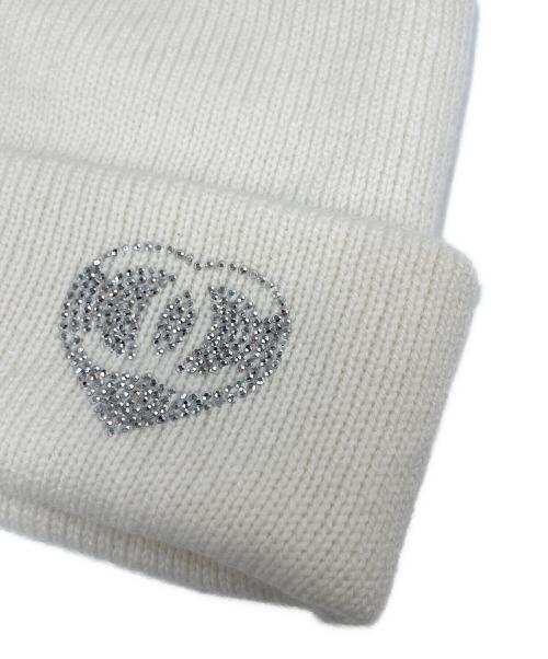 CHANEL（シャネル）CHANEL (シャネル) カシミヤ ニット帽子 ホワイトの古着・服飾アイテム