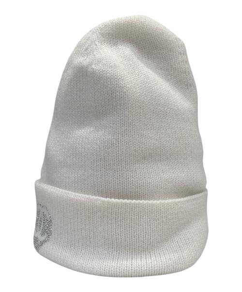 CHANEL（シャネル）CHANEL (シャネル) ココマークハートビーニー ホワイトの古着・服飾アイテム