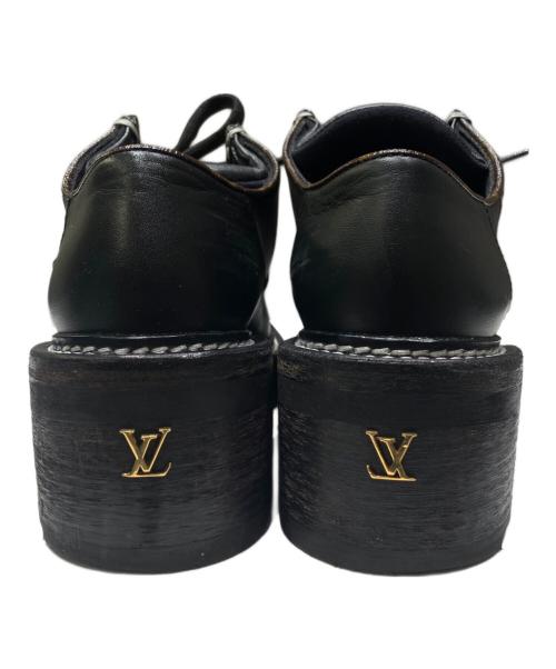 LOUIS VUITTON（ルイ ヴィトン）LOUIS VUITTON (ルイ ヴィトン) チロリアンシューズ ブラック サイズ:37 2/1の古着・服飾アイテム