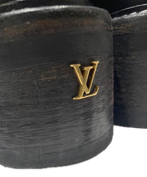 LOUIS VUITTON（ルイ ヴィトン）LOUIS VUITTON (ルイ ヴィトン) チロリアンシューズ ブラック サイズ:37 2/1の古着・服飾アイテム
