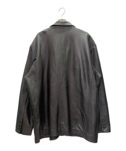 SUPREME（シュプリーム）SUPREME (シュプリーム) Leather Blazer ブラック サイズ:XLの古着・服飾アイテム