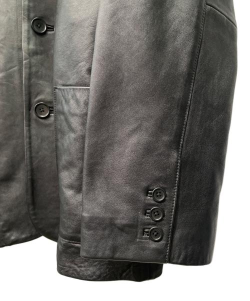 SUPREME（シュプリーム）SUPREME (シュプリーム) Leather Blazer ブラック サイズ:XLの古着・服飾アイテム
