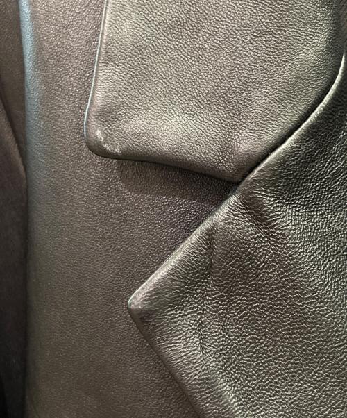 SUPREME（シュプリーム）SUPREME (シュプリーム) Leather Blazer ブラック サイズ:XLの古着・服飾アイテム