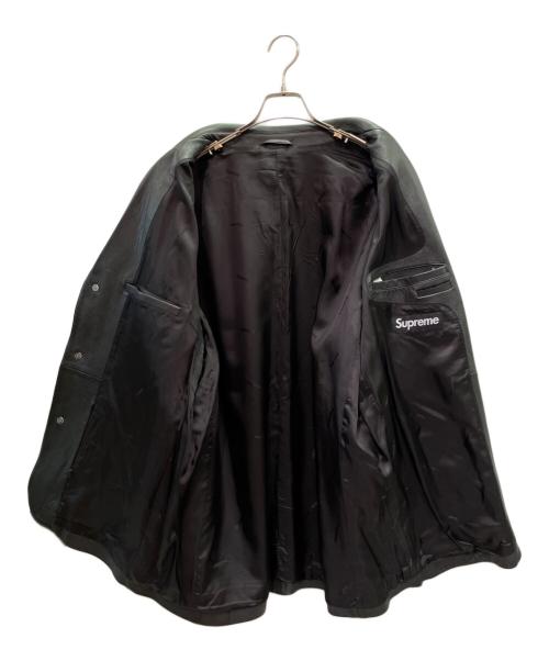 SUPREME（シュプリーム）SUPREME (シュプリーム) Leather Blazer ブラック サイズ:XLの古着・服飾アイテム