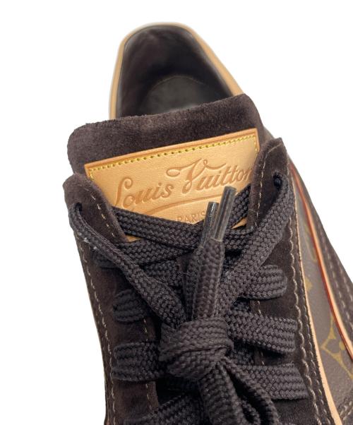 LOUIS VUITTON（ルイ ヴィトン）LOUIS VUITTON (ルイ ヴィトン) ローカットスウェードスニーカー ブラウン サイズ:6 1/2の古着・服飾アイテム