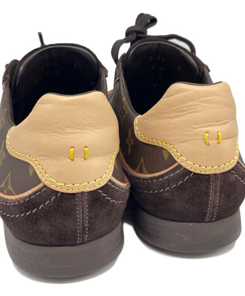 LOUIS VUITTON（ルイ ヴィトン）LOUIS VUITTON (ルイ ヴィトン) ローカットスウェードスニーカー ブラウン サイズ:6 1/2の古着・服飾アイテム