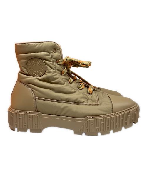 HERMES（エルメス）HERMES (エルメス) ショートブーツ 《フレッシュ》 ベージュ サイズ:43の古着・服飾アイテム