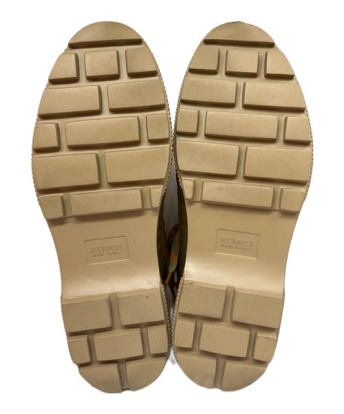 HERMES（エルメス）HERMES (エルメス) ショートブーツ 《フレッシュ》 ベージュ サイズ:43の古着・服飾アイテム