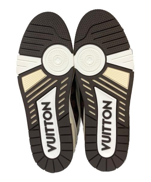 LOUIS VUITTON（ルイ ヴィトン）LOUIS VUITTON (ルイ ヴィトン) LV トレイナー スニーカー ホワイト×ブラウン サイズ:10の古着・服飾アイテム