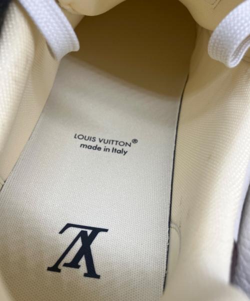 LOUIS VUITTON（ルイ ヴィトン）LOUIS VUITTON (ルイ ヴィトン) LV トレイナー スニーカー ホワイト×ブラウン サイズ:10の古着・服飾アイテム