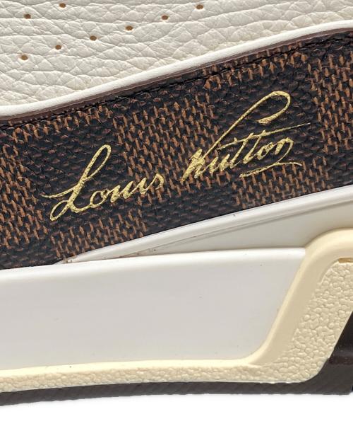 LOUIS VUITTON（ルイ ヴィトン）LOUIS VUITTON (ルイ ヴィトン) LV トレイナー スニーカー ホワイト×ブラウン サイズ:10の古着・服飾アイテム