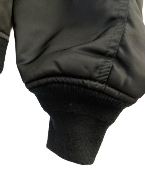 sacai（サカイ）sacai (サカイ) MADSAKI (マドサキ) MADSAKI バックペイント ツイル MA1 ブラック サイズ:3の古着・服飾アイテム