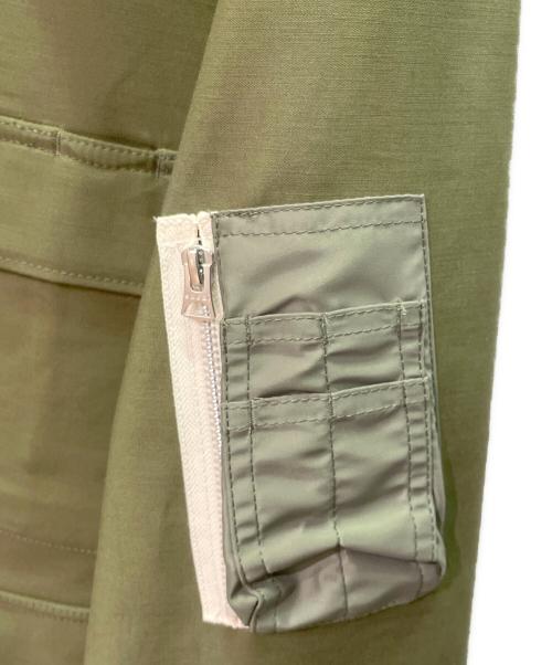 sacai（サカイ）sacai (サカイ) WTAPS (ダブルタップス) Cotton Back Satin Jacket/コットン バックサテン ジャケット カーキ サイズ:4 未使用品の古着・服飾アイテム