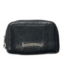 CHROME HEARTS（クロムハーツ）の古着「COIN CASE コインケース ダガーラウンドジップレザーコインケース」｜ブラック