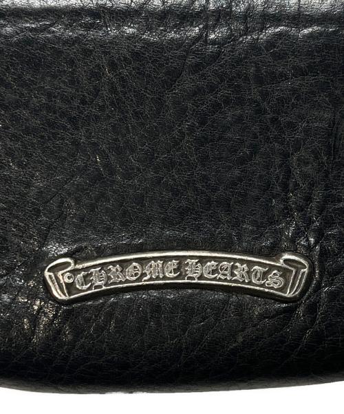 CHROME HEARTS（クロムハーツ）CHROME HEARTS (クロムハーツ) COIN CASE コインケース ダガーラウンドジップレザーコインケース ブラック サイズ:-の古着・服飾アイテム