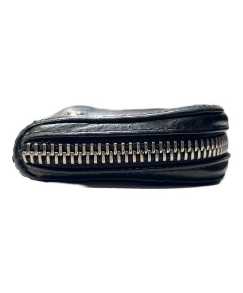 CHROME HEARTS（クロムハーツ）CHROME HEARTS (クロムハーツ) COIN CASE コインケース ダガーラウンドジップレザーコインケース ブラック サイズ:-の古着・服飾アイテム