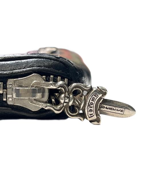CHROME HEARTS（クロムハーツ）CHROME HEARTS (クロムハーツ) COIN CASE コインケース ダガーラウンドジップレザーコインケース ブラック サイズ:-の古着・服飾アイテム