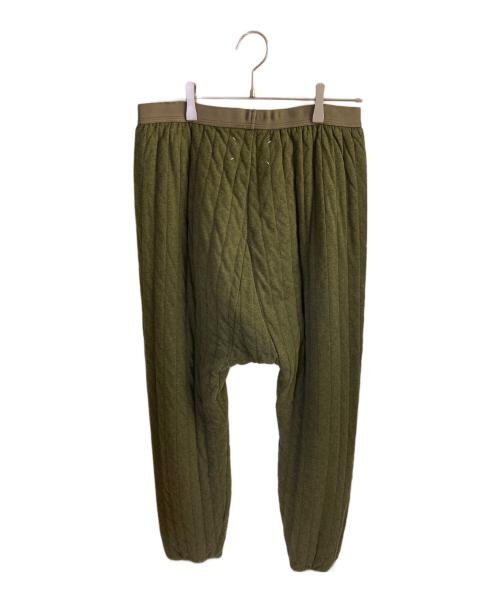 MARTIN MARGIELA（マルタン・マルジェラ）Martin Margiela (マルタン・マルジェラ) エイブロイダリーディティールパンツ カーキ サイズ:Lの古着・服飾アイテム