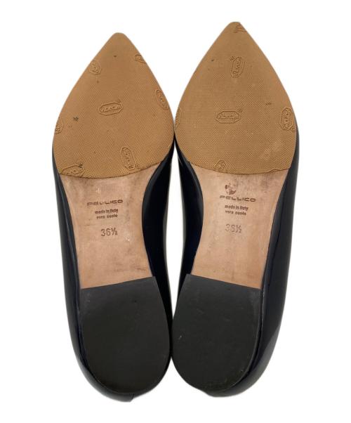 PELLICO（ペリーコ）PELLICO (ペリーコ) アネッリ エナメル パンプス ネイビー サイズ:36 1/2の古着・服飾アイテム