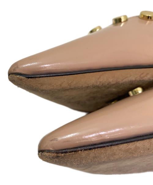 JIMMY CHOO（ジミーチュウ）JIMMY CHOO (ジミーチュウ) アンクルストラップパンプス ベージュ サイズ:36　1/2の古着・服飾アイテム