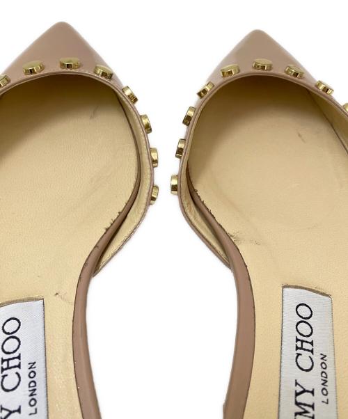 JIMMY CHOO（ジミーチュウ）JIMMY CHOO (ジミーチュウ) アンクルストラップパンプス ベージュ サイズ:36　1/2の古着・服飾アイテム