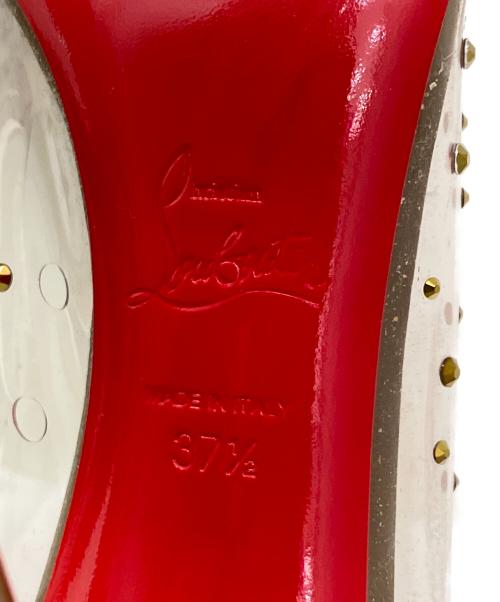 Christian Louboutin（クリスチャン・ルブタン）Christian Louboutin (クリスチャン・ルブタン) クリア ピンヒール クリア×ブラウン サイズ:37　1/2の古着・服飾アイテム