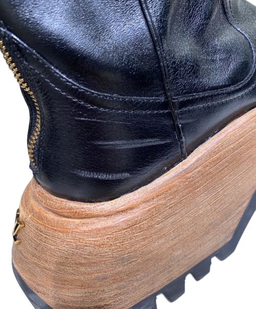 LOUIS VUITTON（ルイ ヴィトン）LOUIS VUITTON (ルイ ヴィトン) LVズーム プラットフォーム アンクルブーツ ブラック サイズ:38の古着・服飾アイテム