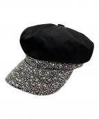 PRADAプラダ）の古着「キャスケット」｜ブラック×シルバー