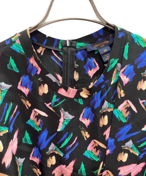 LOUIS VUITTON（ルイ ヴィトン）LOUIS VUITTON (ルイ ヴィトン) LV シルクワンピース マルチカラー サイズ:38の古着・服飾アイテム