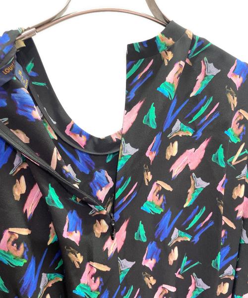 LOUIS VUITTON（ルイ ヴィトン）LOUIS VUITTON (ルイ ヴィトン) LV シルクワンピース マルチカラー サイズ:38の古着・服飾アイテム
