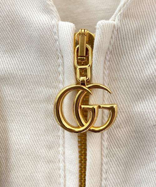 GUCCI（グッチ）GUCCI (グッチ) サファリジャケット アイボリー サイズ:42の古着・服飾アイテム