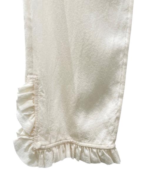 GUCCI（グッチ）GUCCI (グッチ) パールボタンシルクシャツ アイボリー サイズ:42の古着・服飾アイテム