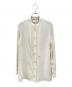 GUCCI（グッチ）の古着「パールボタンシルクシャツ」｜アイボリー