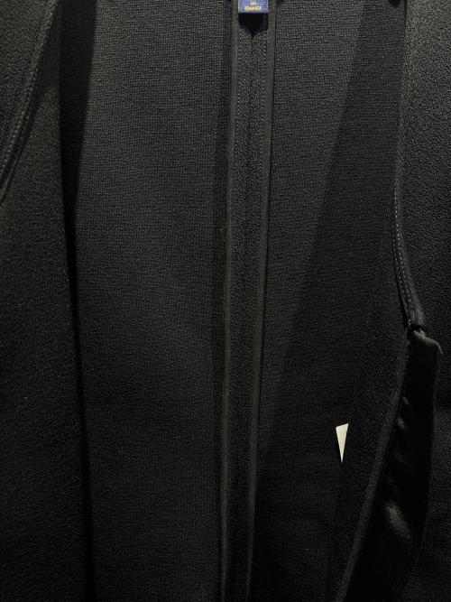 LOUIS VUITTON（ルイ ヴィトン）LOUIS VUITTON (ルイ ヴィトン) Zipper gathered dress/ジッパーギャザードレス/ジップアップ/ギャザースカート/フリルワンピース/ミニワンピ/RW231B VIB FORO92 ブラック サイズ:38の古着・服飾アイテム