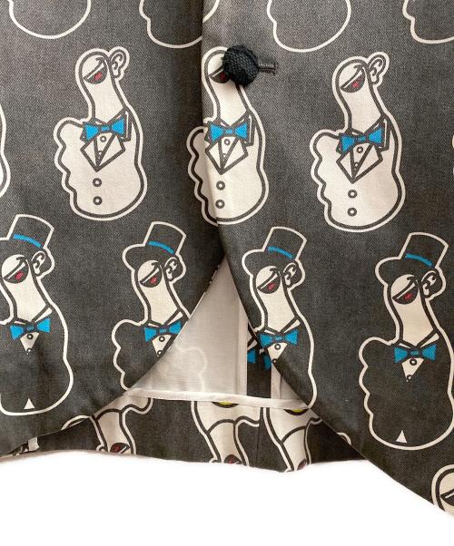 NUMBER (N)INE（ナンバーナイン）NUMBER (N)INE (ナンバーナイン) 総柄テーラードジャケット ライトグレー サイズ:3の古着・服飾アイテム