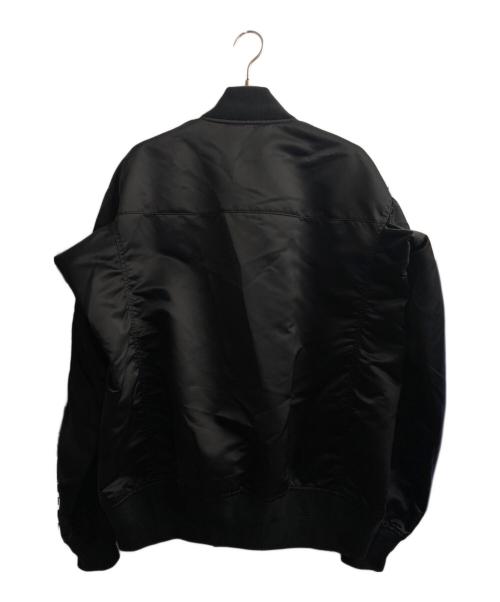 sacai（サカイ）sacai (サカイ) MA-1ジャケット ブラック サイズ:2の古着・服飾アイテム
