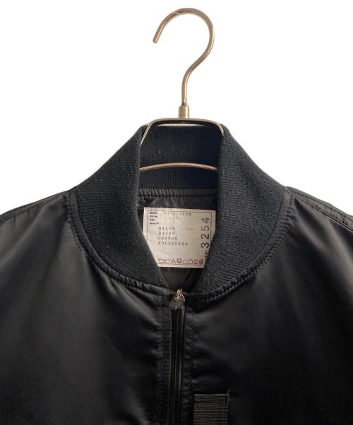 sacai（サカイ）sacai (サカイ) MA-1ジャケット ブラック サイズ:2の古着・服飾アイテム