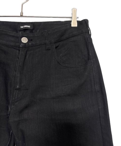 RAF SIMONS（ラフシモンズ）RAF SIMONS (ラフシモンズ) 18AW Regular fit jeans ブラック サイズ:30の古着・服飾アイテム