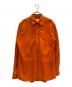LOEWE（ロエベ）の古着「スウェード 長袖シャツ」｜オレンジ