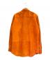 LOEWE (ロエベ) スウェード 長袖シャツ オレンジ サイズ:48：120000円