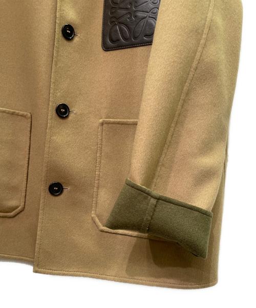 LOEWE（ロエベ）LOEWE (ロエベ) ワークウエアジャケット ベージュ×カーキ サイズ:48の古着・服飾アイテム
