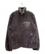 LOEWEロエベ）の古着「ムートンボアブルゾン」｜グレー
