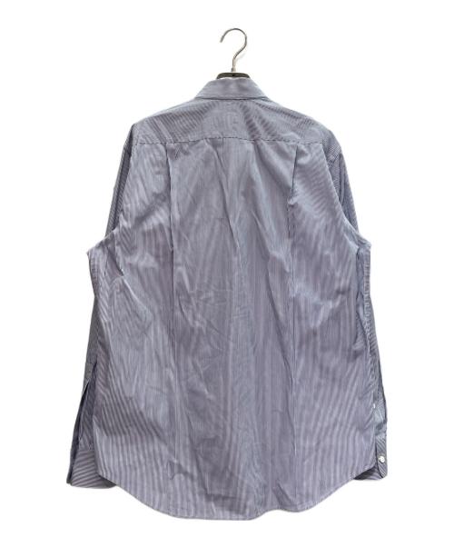 LOEWE（ロエベ）LOEWE (ロエベ) ブザムドレスシャツ ブルー×ホワイト サイズ:40の古着・服飾アイテム