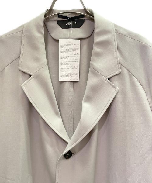 ZEGNA（ゼニア）ZEGNA (ゼニア) アンコン イージー テーラードジャケット ライトグレー サイズ:52ｃの古着・服飾アイテム