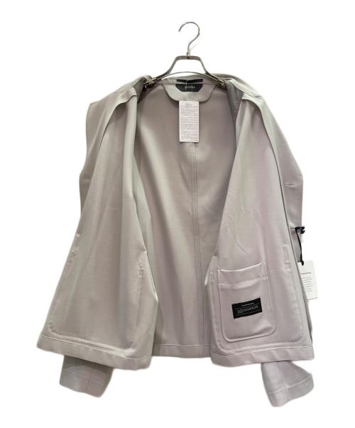 ZEGNA（ゼニア）ZEGNA (ゼニア) アンコン イージー テーラードジャケット ライトグレー サイズ:52ｃの古着・服飾アイテム